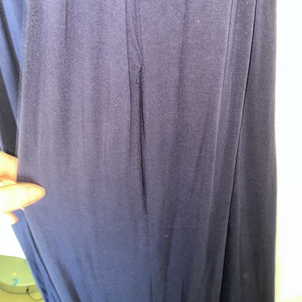 NWOT NAVY BLUE LONG DRESS - Picture 4 of 4